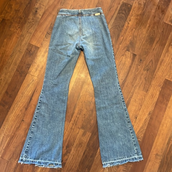 Fever Jeans- Vintage Size 25 Low Rise Flare Jeans - Picture 3 of 12